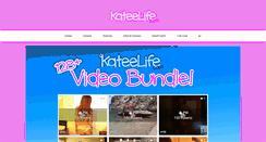 Desktop Screenshot of kateelife.com